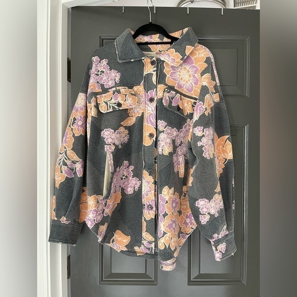 Nwt free people fleece jacket - Picture 1 of 8